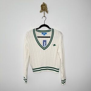 Prince Pickleball V-Neck Cableshit Sweater XS